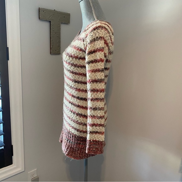 QED London long striped knit sweater - Picture 3 of 7